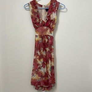 Watercolor dress from Bloomingdale’s!